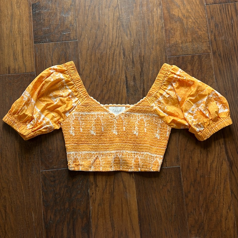 Cleobella crop top, sized Medium